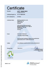Certificate IATF 16949:2016 Möhling